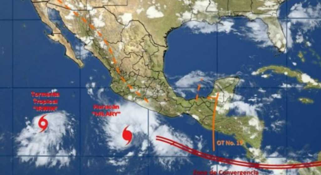 Hilary se aleja de México, pero continuarán lluvias