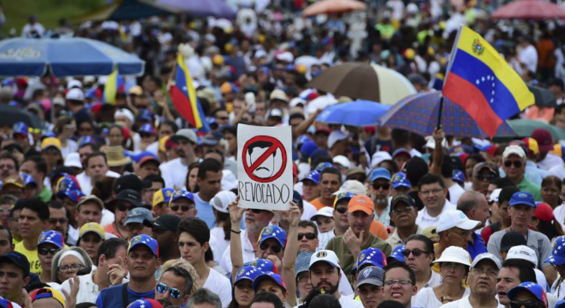 Oposición en Venezuela a huelga de 48 horas