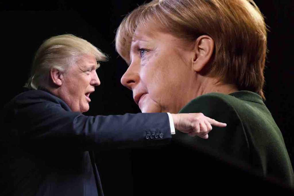 Trump habla del cambio climático con Merkel