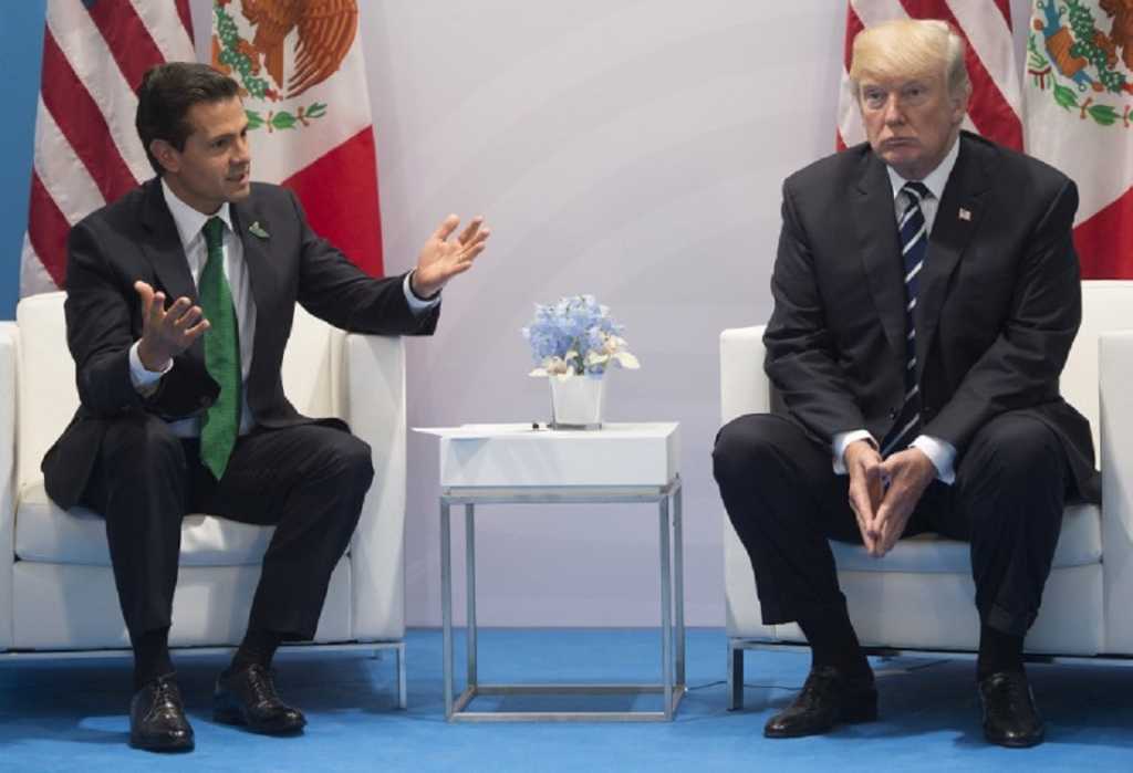 Trump pide a EPN dejar de decir que México no pagará el muro