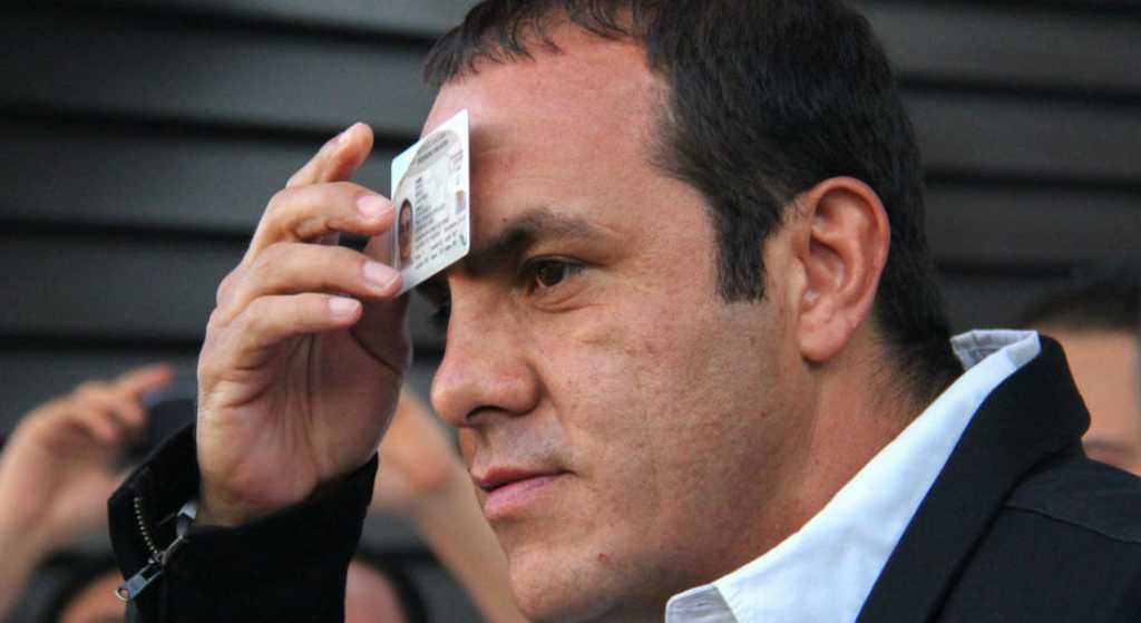 Cuauhtémoc Blanco va por la gubernatura de Morelos