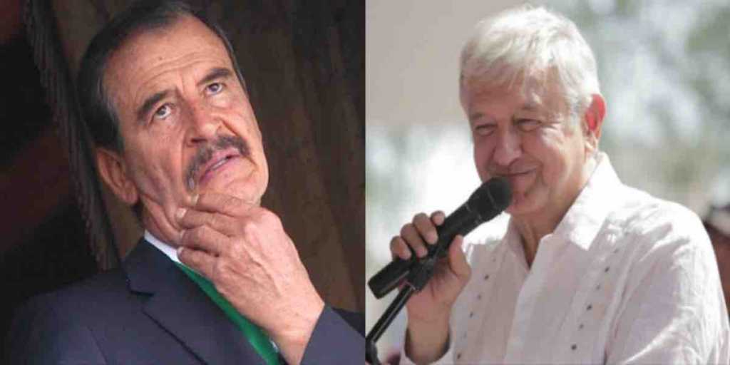 AMLO amenaza a Vicente Fox con quitarle su pensión