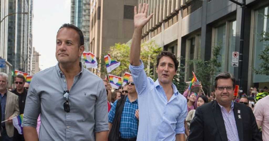 Mira a Justin Trudeau unirse al «Pride Parade» en Montreal