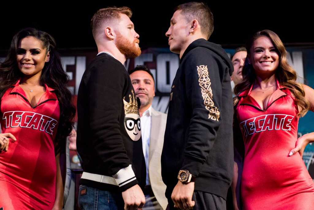 Listos “Canelo” y Golovkin para pelear por la supremacía