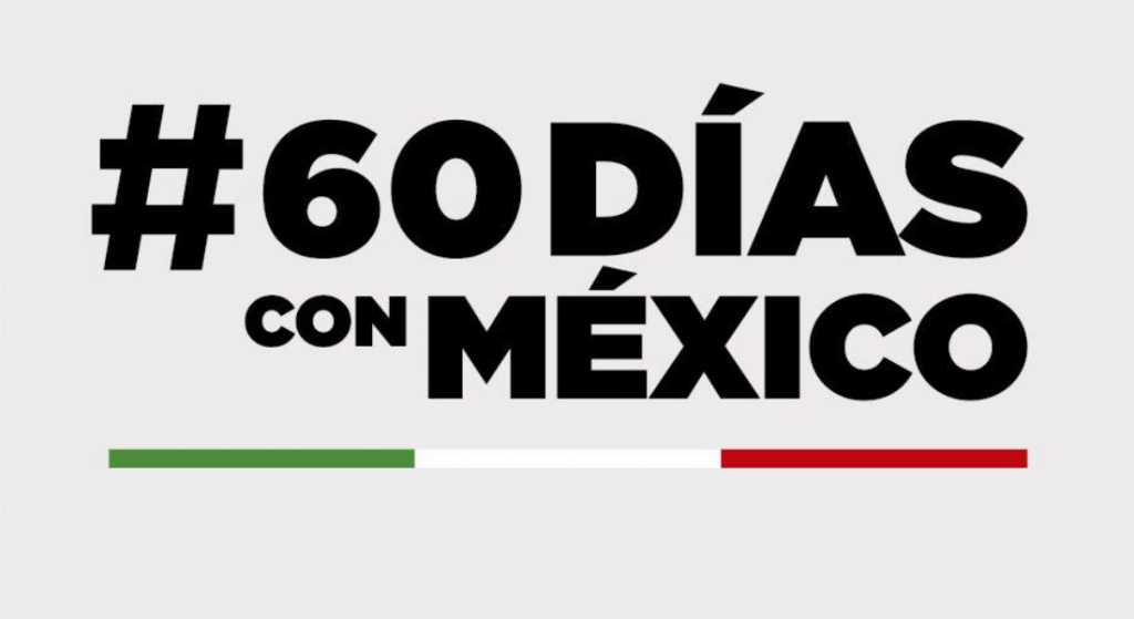 #60DíasConMéxico: un reto para seguir apoyando