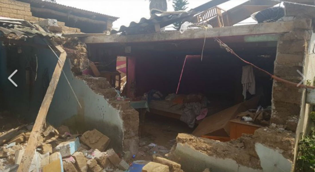 Ocuilan, en Edomex, piden ayuda tras el terremoto