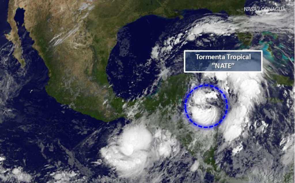 ‘Nate’ se acerca a México dejando víctimas en Honduras