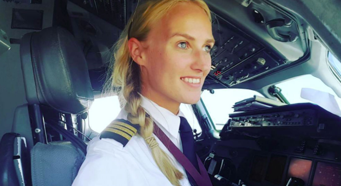 Ella es la piloto más sexy del mundo