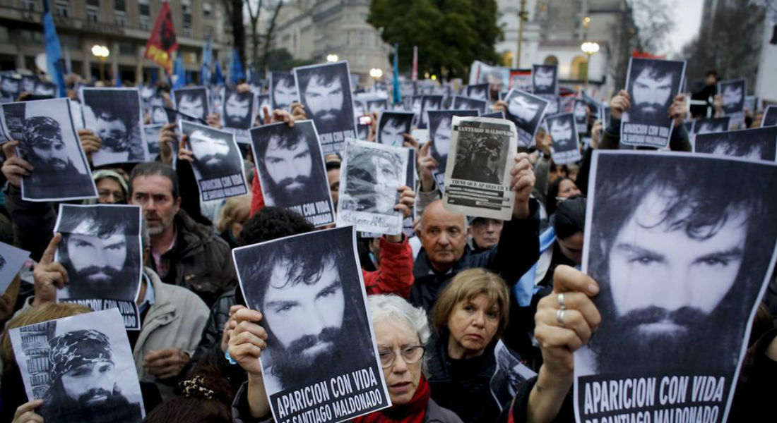 Desaparición de activista en Argentina tensa a todo el país