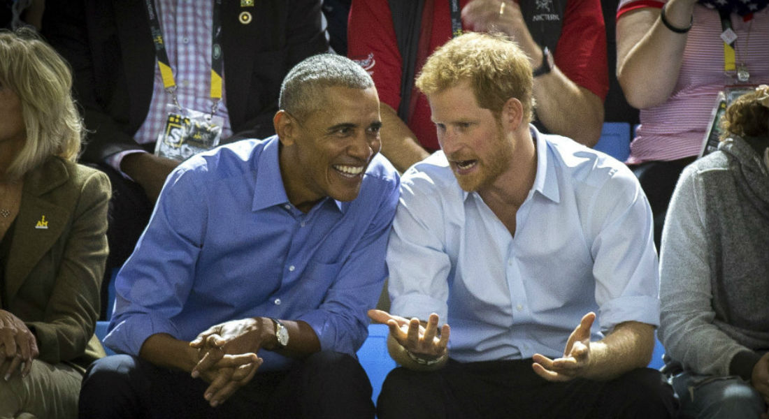 Obama reaparece en una entrevista con el Príncipe Harry