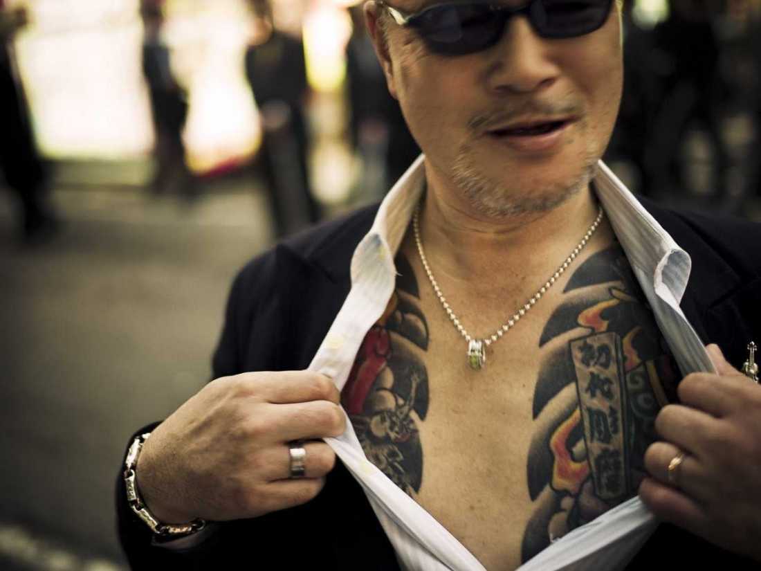 Detienen a líder de la mafia japonesa por culpa de sus tatuajes