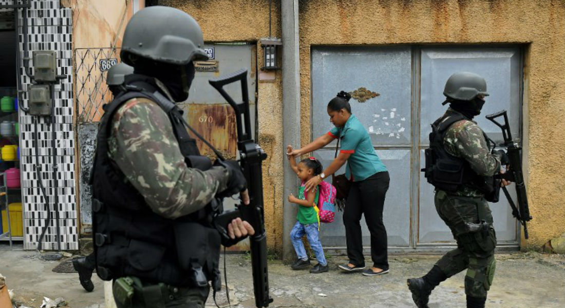 El ejército de Brasil no estará en las calles siempre