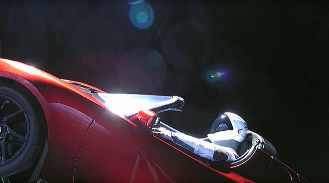 (VIDEO) Un auto viaja al espacio y la NASA lo quiere para llegar a la Luna