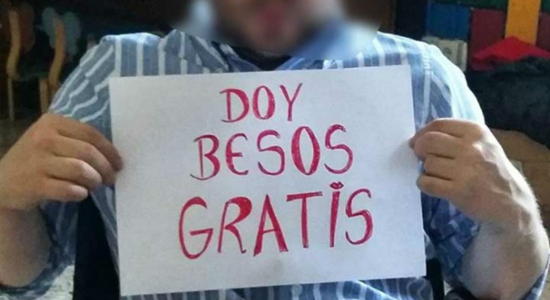 Venta de besos y abrazos… ¿negocio rentable?