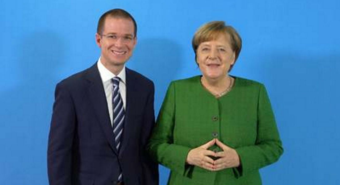Ricardo Anaya se reunió con Ángela Merkel