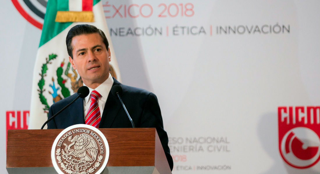 Infraestructura mide el progreso de México, dice Peña