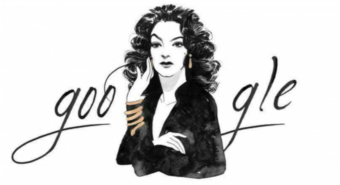 Google se rinde ante María Félix en su ‘doodle’