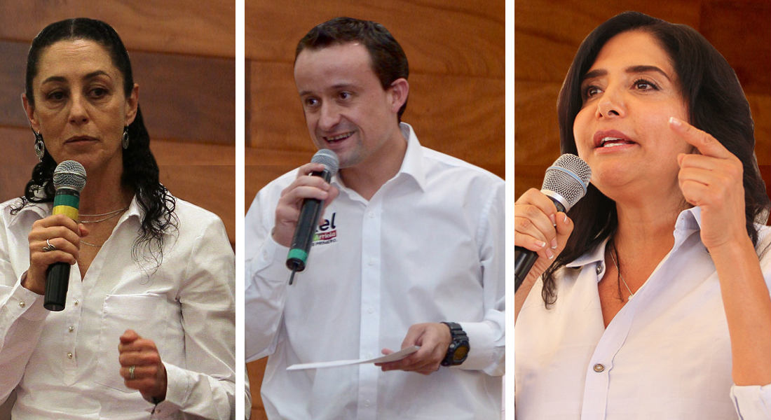 Así será el primer debate de aspirantes a gobernar CDMX