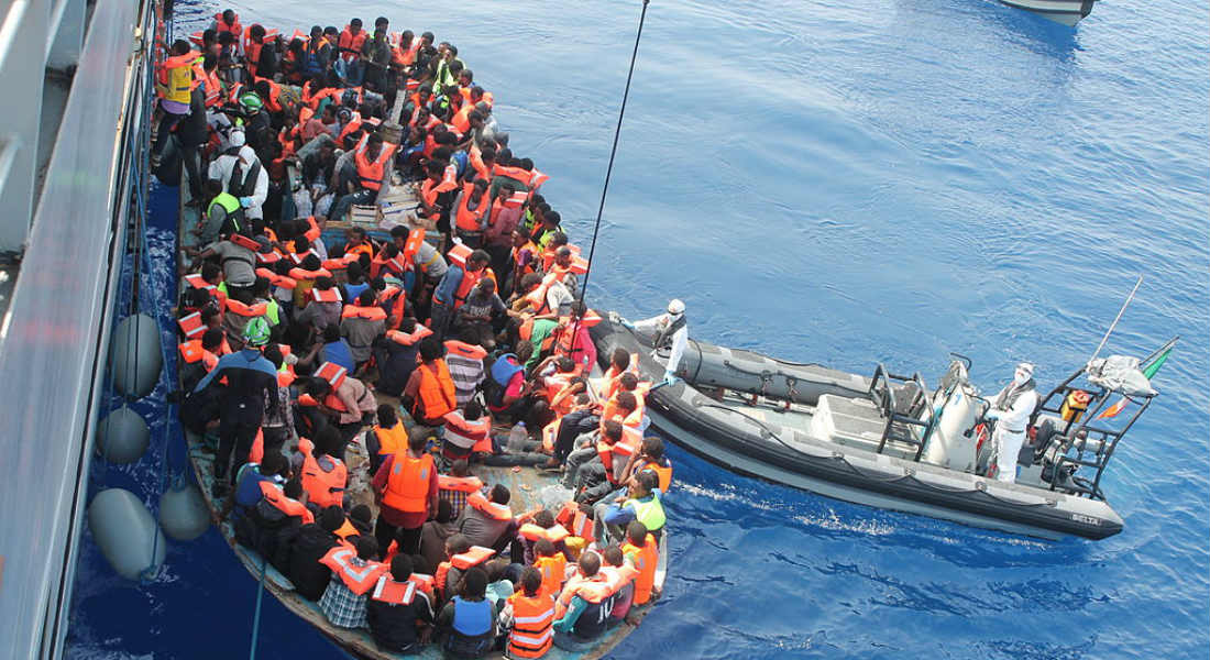 Rescatan 1.400 migrantes en Roma en sólo 72 horas