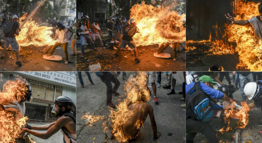 La Foto del Año capturó a una Venezuela en llamas
