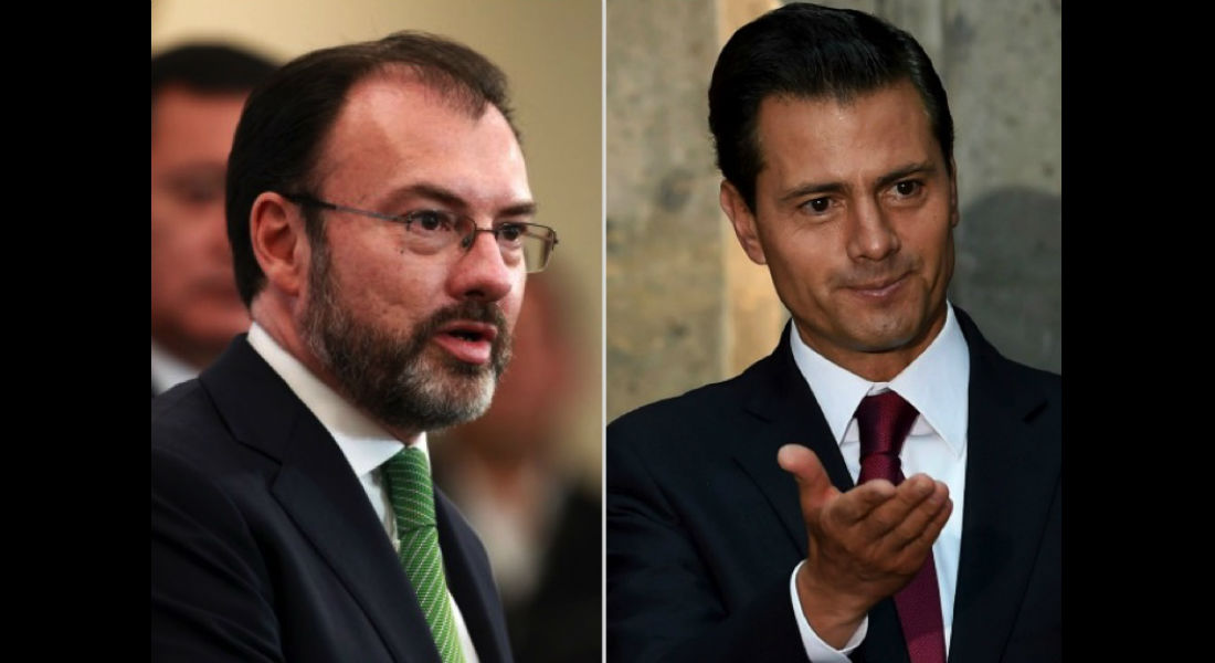 Videgaray, orgulloso de escuchar a EPN hablar como hombre de Estado