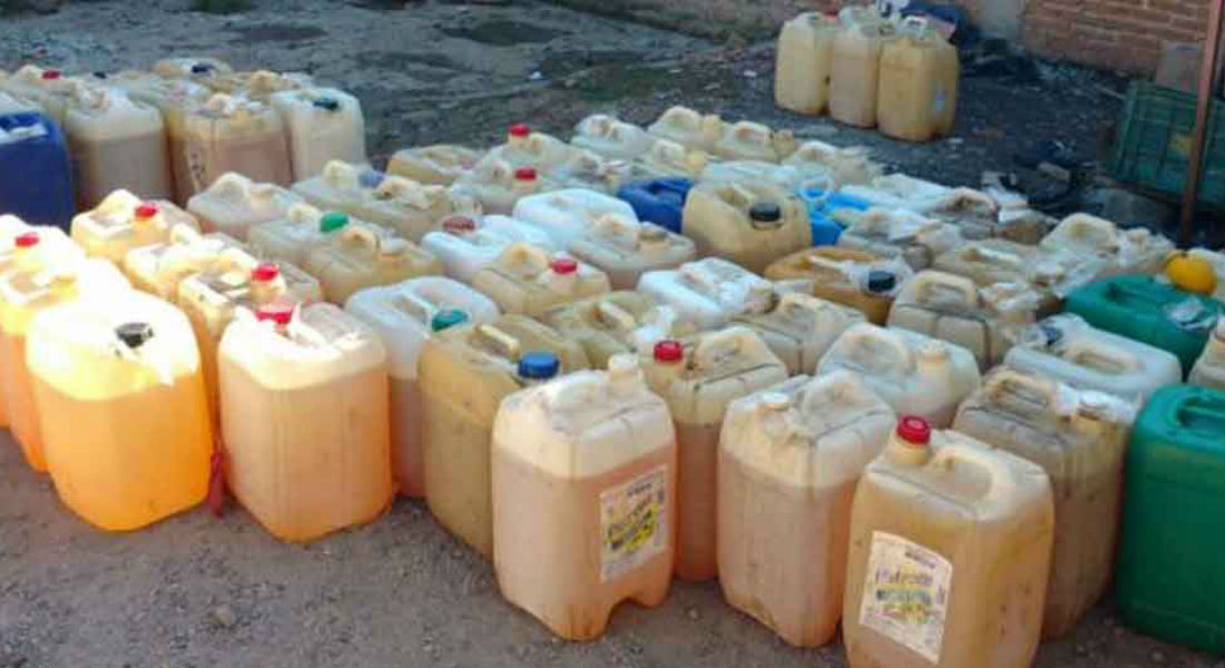 Aseguran más de 33 mil litros de hidrocarburo robado en Hidalgo