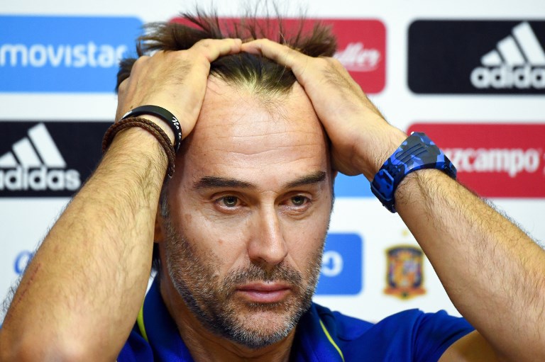 España cesa a su Técnico Lopetegui a un día del Mundial