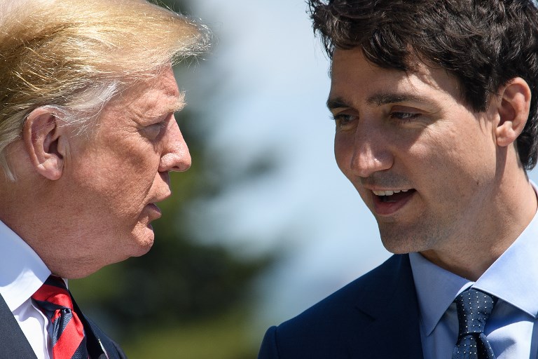 Trump hace berrinche en el G7 y se pelea con Trudeau
