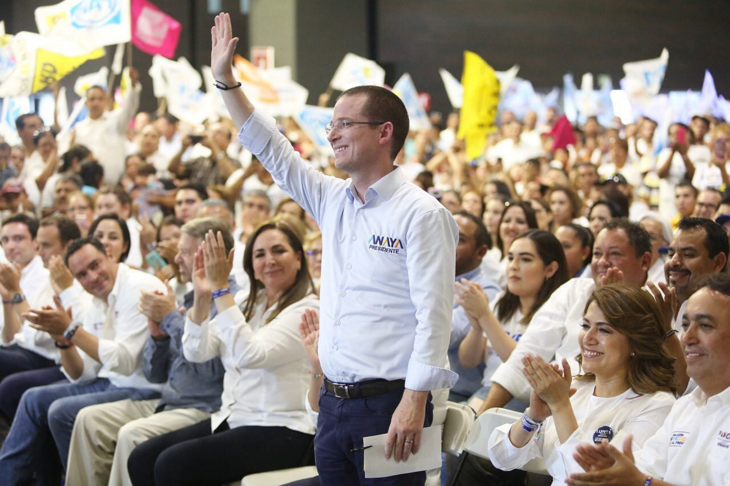 Afirma Ricardo Anaya que ganará la elección con votos, no bots