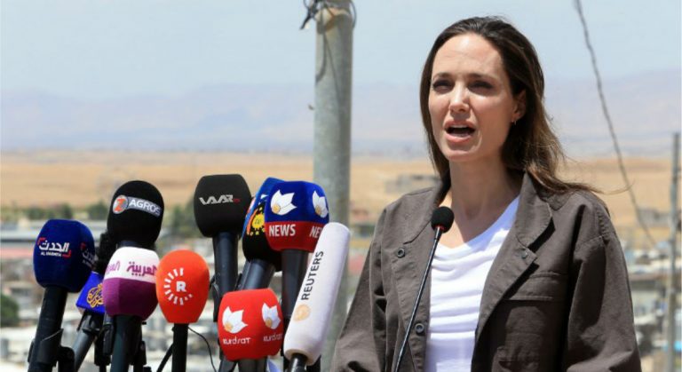 En Irak, Angelina Jolie aboga por evitar los conflictos