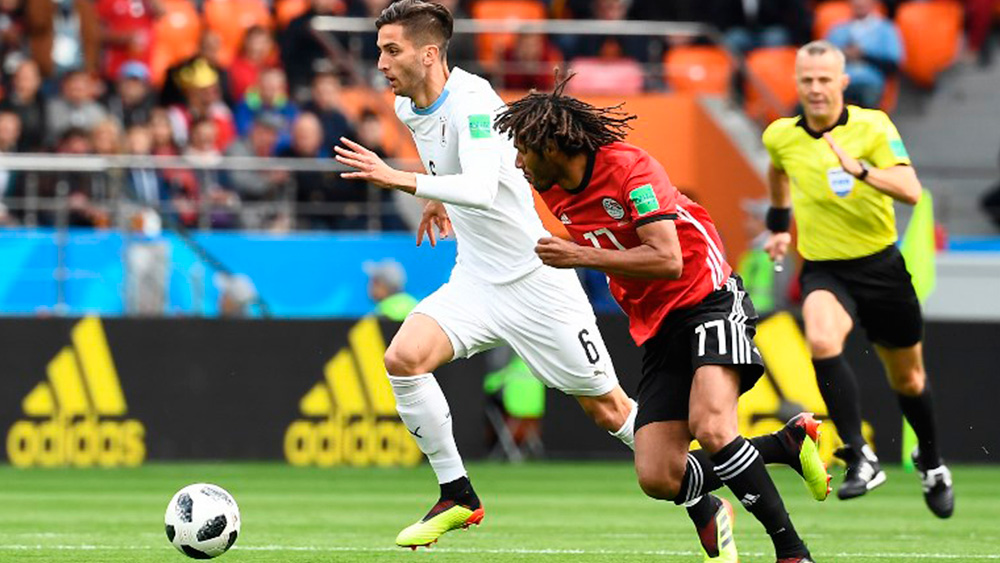 Con ventaja mínima, 1-0 Uruguay vence a un Egipto resistente