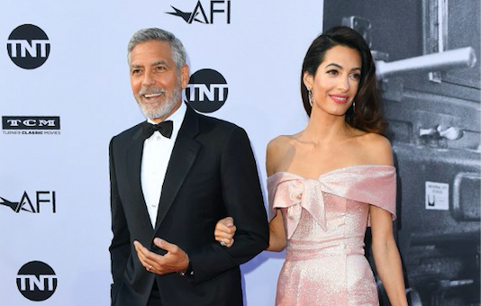 George y Amal Clooney donan 100.000 dólares en favor de menores inmigrantes