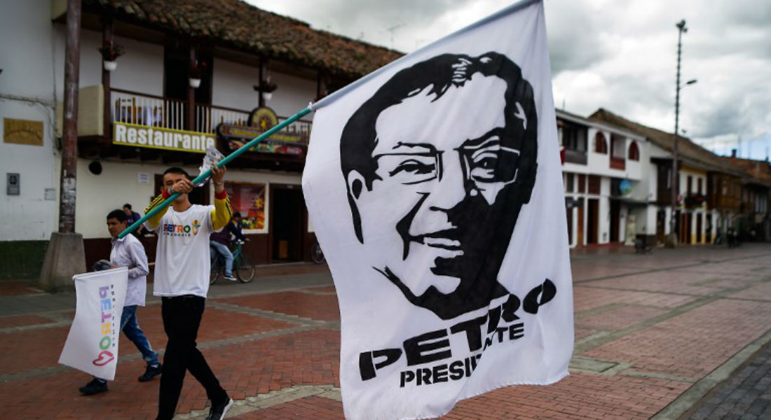 Enfrentamiento de derecha e izquierda en Colombia