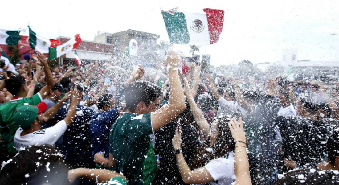 Así los festejos por la victoria de la Selección Mexicana