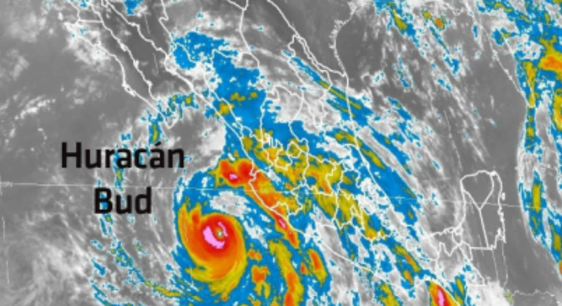 ¡El huracán Bud ya es categoría 4!