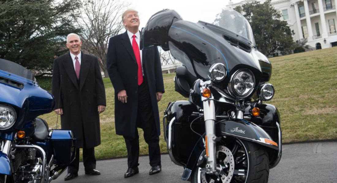 Harley Davidson usa «pretexto» para irse de EEUU: Trump