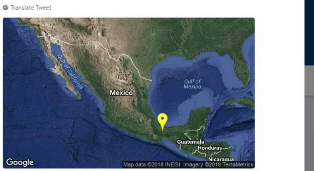 Se registra sismo de 4.4 al sureste de Veracruz