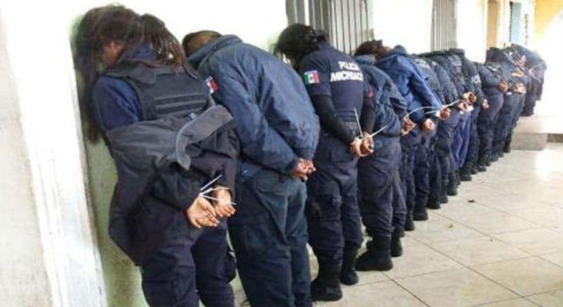 Detienen a todos los policías de Ocampo, Michoacán