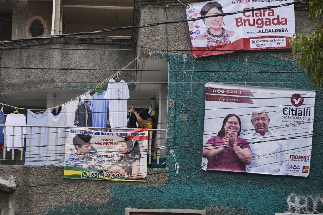 La propaganda política en CDMX tenía que ser biodegradable