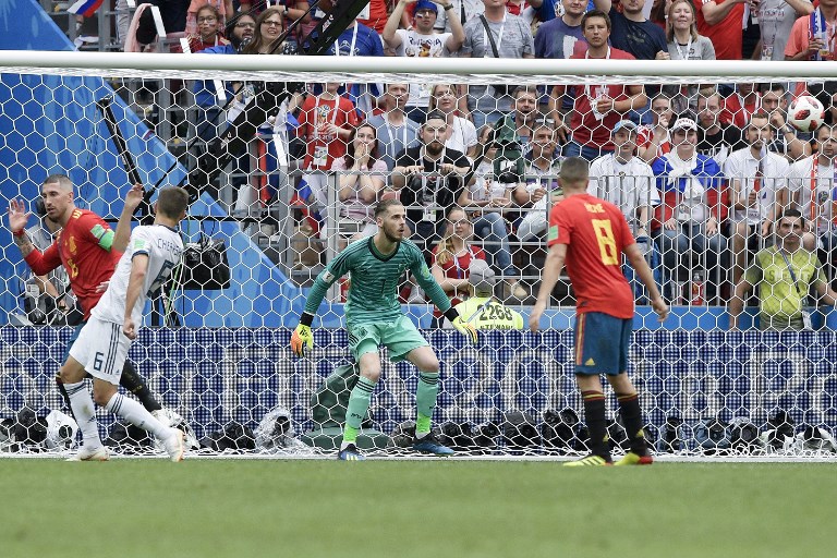 Rusia y España, segundo tiempo extra con empate a un gol