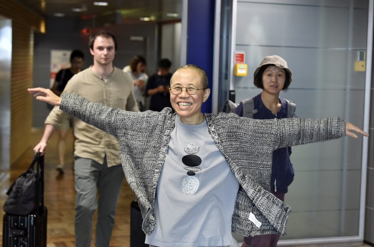 China liberó a la viuda del disidente y Nobel de la Paz Liu Xiaobo