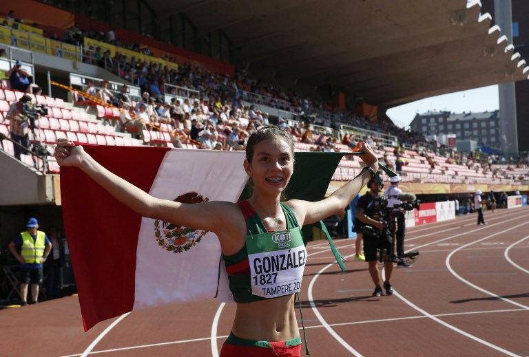 Mexicana Alegna González hace historia y conquista otro oro en caminata