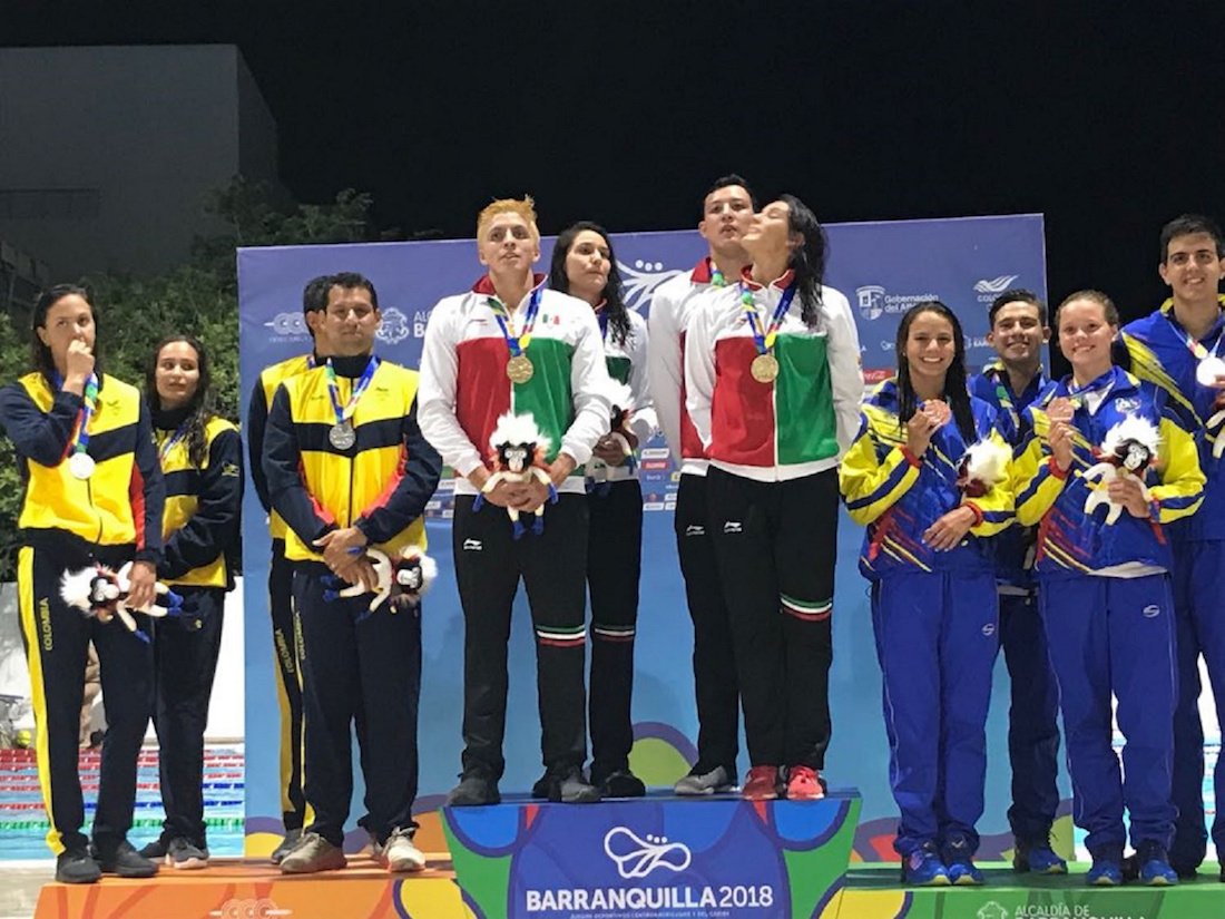 México continúa en la cima del medallero en Barranquilla 2018