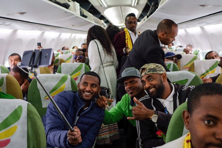 Primer vuelo en veinte años entre Etiopía y Eritrea