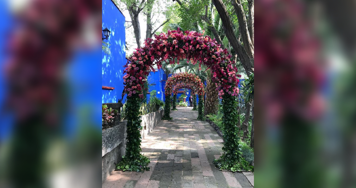 Un festival de flores llegó a la casa de Frida Kahlo y no te lo puedes perder