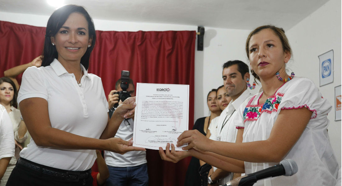 Laura Fernández, primera mujer en reelegirse en Quintana Roo