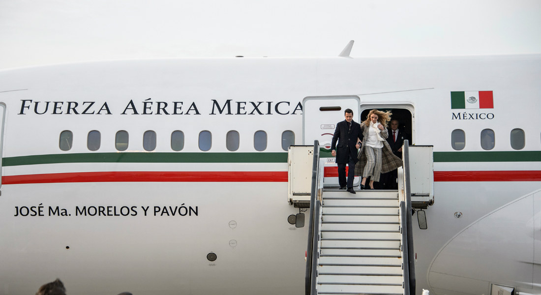 Falla en avión presidencial obliga a Peña a viajar en jet