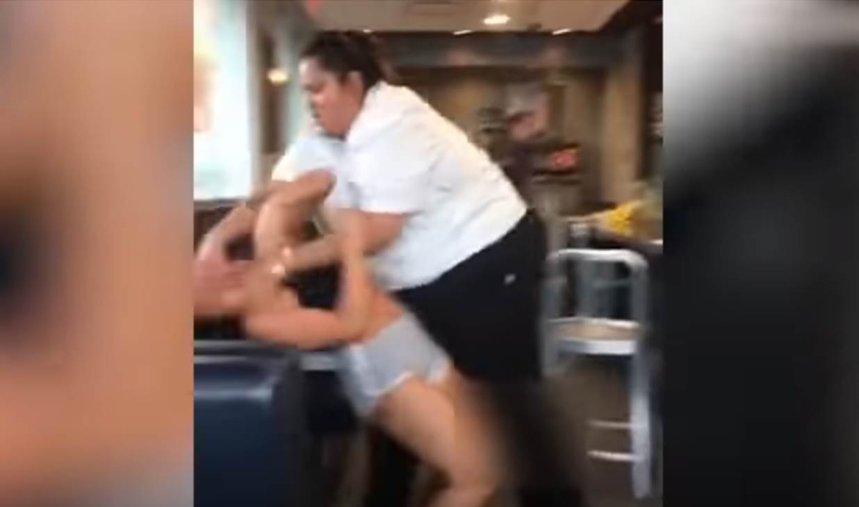 VIDEO: Clienta de McDonald’s recibe paliza por parte de empleada