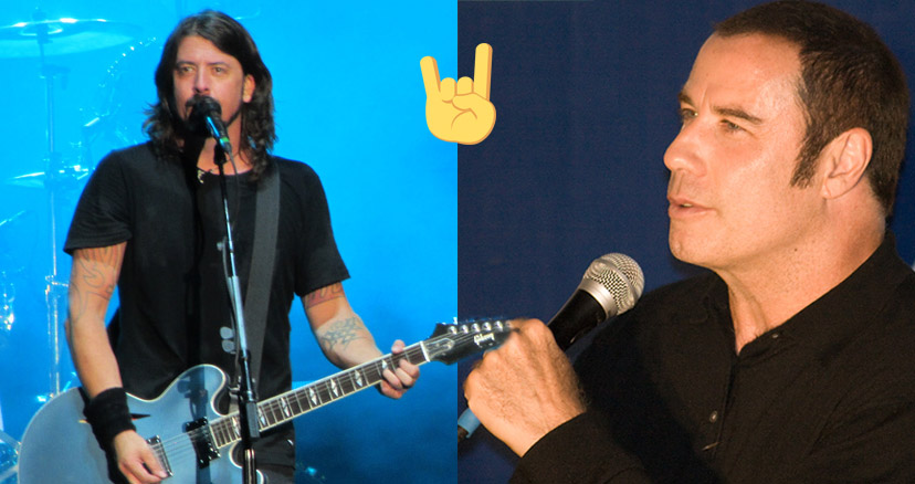 Los Foo Fighters subieron a John Travolta al escenario para cantar juntos