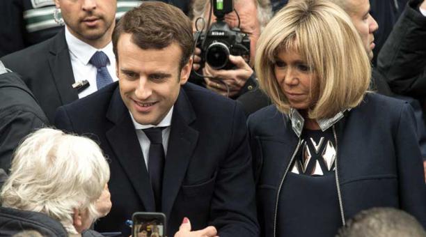 Macron y su esposa echarán porras a Francia en la final